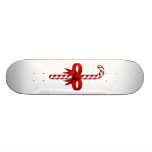 "Candy Cane" Skateboard Deck