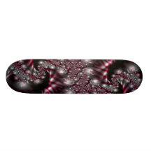 Candy Cane Skateboard Deck