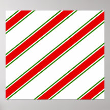 Candy cane striped pattern print