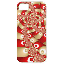Candy Cane Swirls iPhone 5 Cases