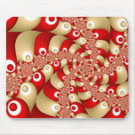Candy Cane Swirls Mousepads