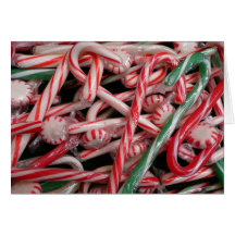 Candy Canes and Peppermints Card