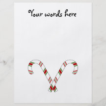 Candy canes custom flyer