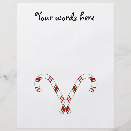 Candy canes custom flyer