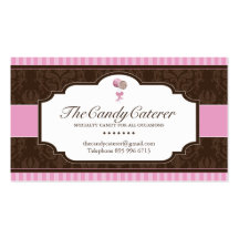 Candy Catering Business Card