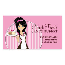 Candy Catering Business Cards