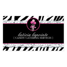 Candy Catering Business Cards