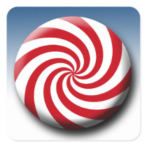 Candy Christmas Package Stickers