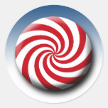 Candy Christmas Package Stickers