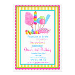 Candy Circus Invitations