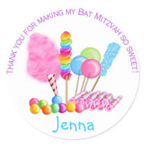 Candy Circus Stickers- Bat Mitzvah
