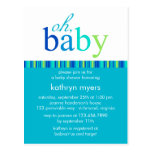Candy Colours Blue • Baby Shower Invitation Post Card