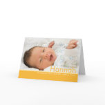 Candy Colours Geburtskarte - Baby Announcement