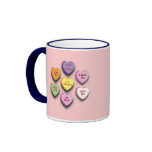 Candy Conversation Hearts Gifts and Apparel Mug