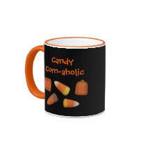 Candy Corn Addict - Candy Corn-aholic mugs