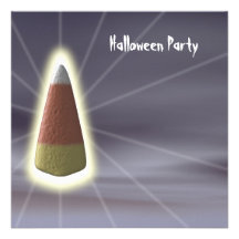 Candy Corn - Halloween Party Invitation