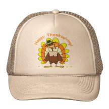 Candy Corn Turkey Mesh Hat