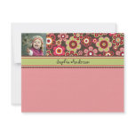 Candy Daisies Bloom Kids Thank You Card Invite