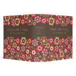 Candy Daisies Pattern Custom Avery 2" Binder
