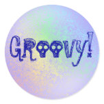 Candy Dots Groovy Sticker Customizable