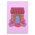 Candy Gingerbread House Stationery Paper