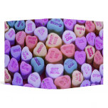 Candy Heart Messages Set 3 Ring Binder