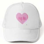 Candy Heart Pink Hug Me Mesh Hat