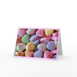 Candy Hearts for Valentine's Day Greeting Card