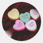 candy hearts sticker