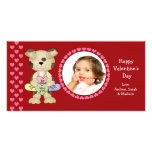 Candy Hearts Valentine's Day Personalized Photo Card