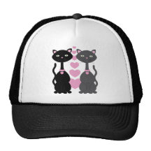 Candy Kitty in Love Trucker Hat