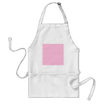 Candy Pink Diagonal Striped Pattern. Aprons