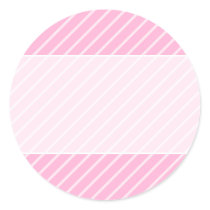 Candy Pink Diagonal Striped Pattern. Sticker