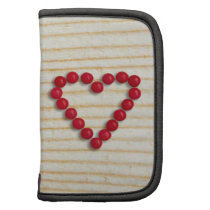 Candy red heart planners