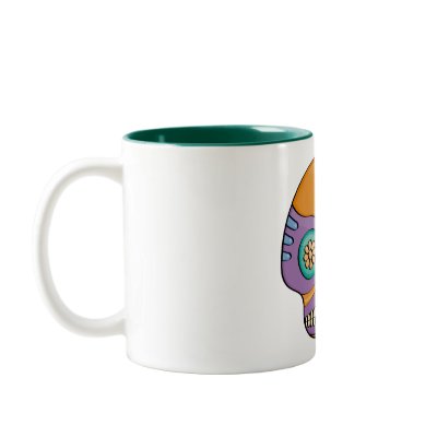 Candy Skull Coffee Mugs by stkobi