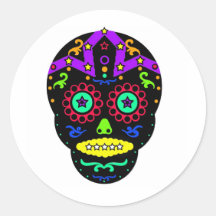 Candy Skull (multicolours) Stickers