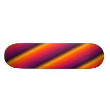 Candy Stripe Orange Purple Skateboard Decks
