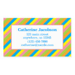 Candy Stripes Calling Business Card