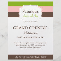 Candy Stripes Flyer Template