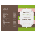Candy Stripes Folded Brochure Personalized Flyer