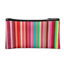 Candy Stripes Makeup Bags
