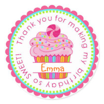 Candy Surprise Cupcake Stickers