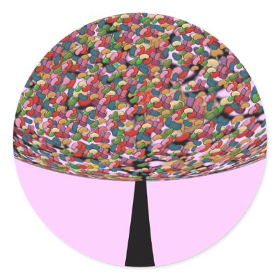 Candy Tree Round Sticker by samack