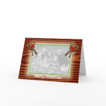 Candycane Corners (photo frame) Card