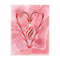 CANDYCANE & ORNAMENT by SHARON SHARPE Postcards
