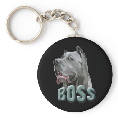 CANE CORSO BOSS KEY CHAINS by knewfy