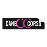 Cane Corso Breed Monogram bumper stickers