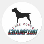 Cane Corso Champion Stickers