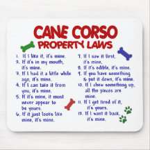 CANE CORSO Property Laws 2 Mouse Pads
