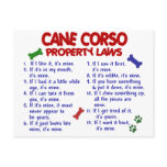 CANE CORSO Property Laws 2 postcards
